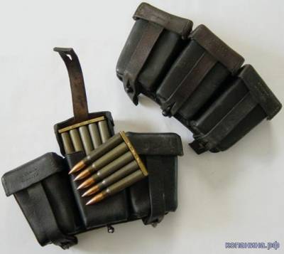 подсумки к немецкому карабину ВОВ подсумок к маузер 7.92 времен войны